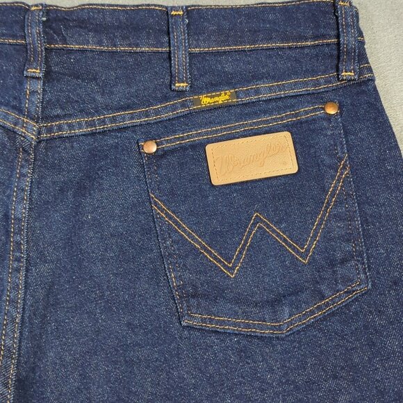 Wrangler Jeans Men's 38x34 Blue 947STR Bootcut Cowboy Cut Western Denim Rodeo - Picture 1 of 10